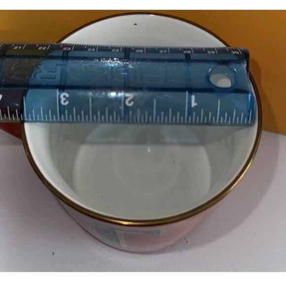 Opalhouse Monogram Stoneware Mug Set - Initial "T" - Floral & Coral Designs - 2- - Picture 12 of 12